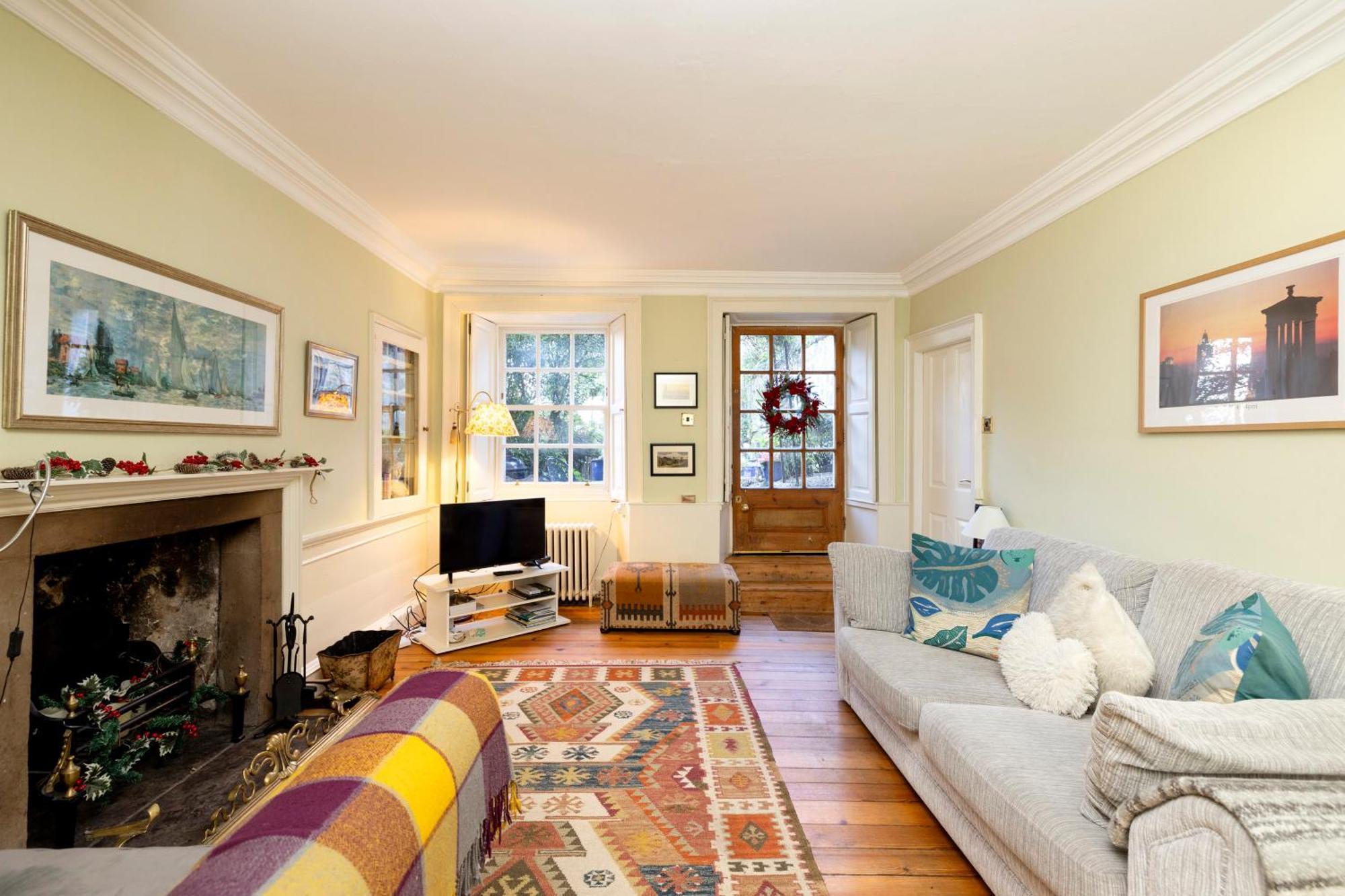 Joivy Beautiful Apartment, Private Garden, Calton Hill Edimburgo Esterno foto