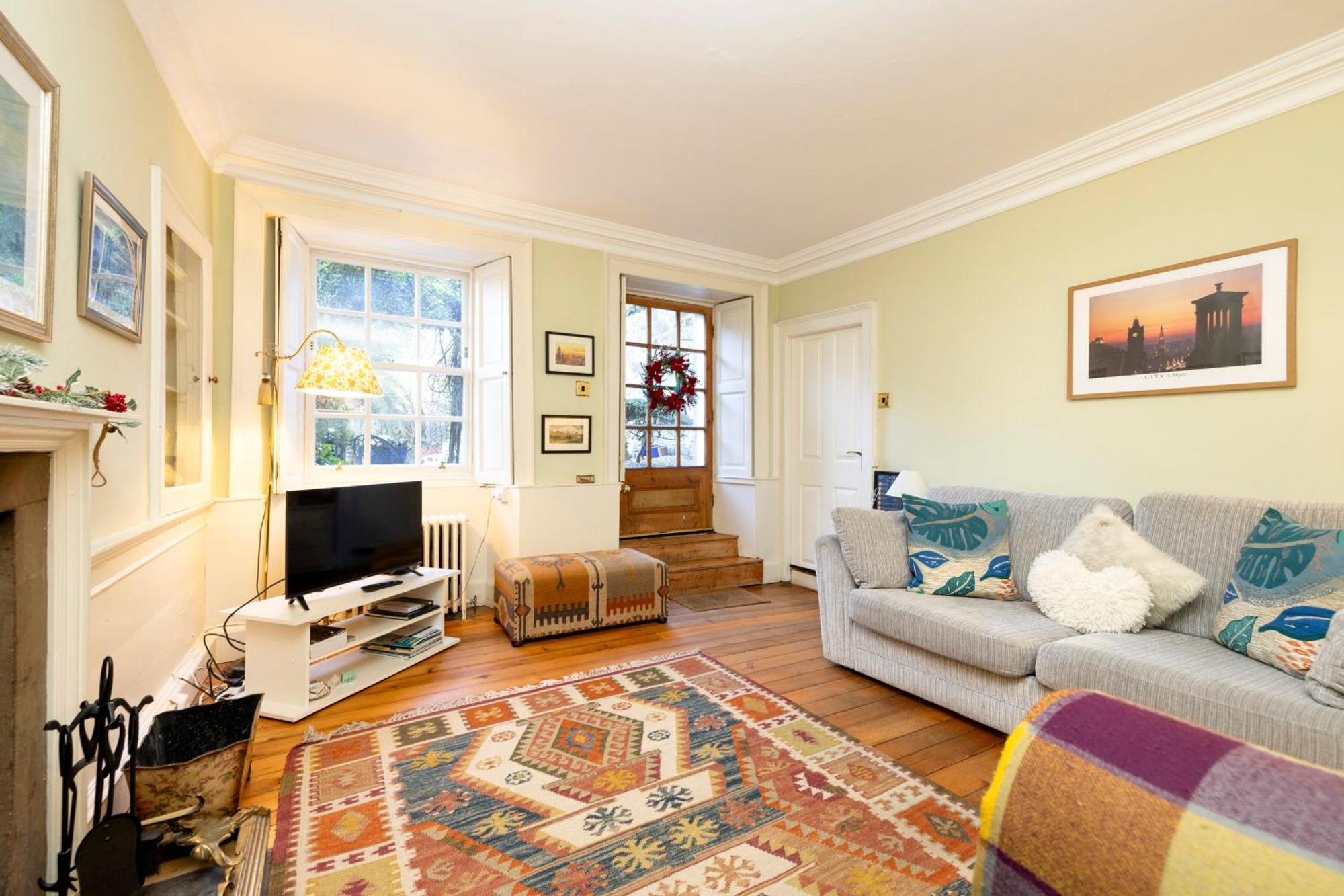 Joivy Beautiful Apartment, Private Garden, Calton Hill Edimburgo Esterno foto